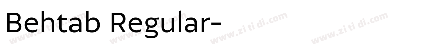 Behtab Regular字体转换